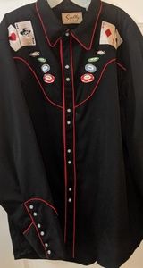 Scully "All In" embroidered western shirt